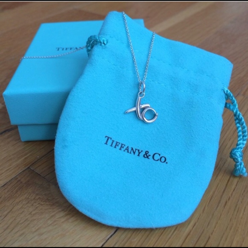 Authentic Tiffany & Co necklace and XO charm